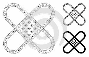 Patch Vector Mesh Network Model and Triangle Mosaic Icon