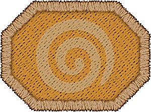 Patch Work of abstract badge shape