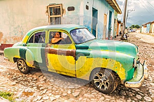 patches vintage american car cuba