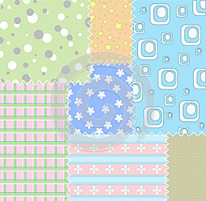 Patchwork backgrounds