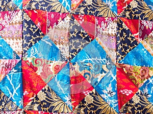 Patchwork blanket seamless texture