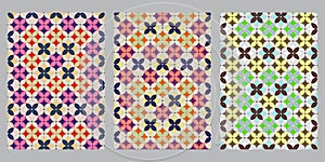 Korean patchwork wrapping cloth abstract background