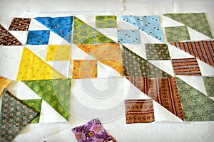 Patchwork Quilt Assembly