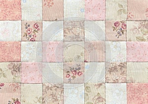 Patchwork Quilt , Basic pattern square photo