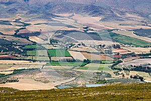 Patchwork quilt of farms in the Swaerberg