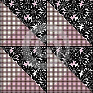 Patchwork seamless pattern texture background