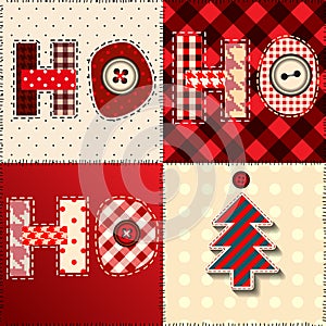 Patchwork textile pattern. Seamless quilting design background.