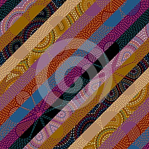 Patchwork textile pattern. Seamless quilting design background.