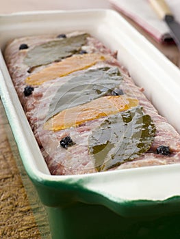 Pate Campagne in a Terrine Mould photo