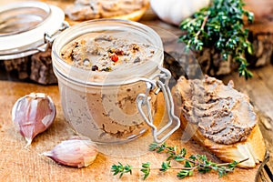 Pate in a jar