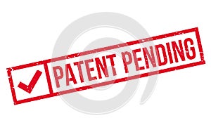 Patent Pending rubber stamp