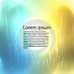 Patern of transparent chaotic stripes.