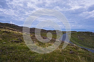 A path along the cliff of Slibh Liag, Co. Donegal