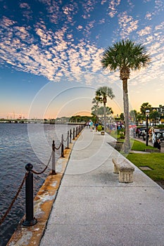 Path along the Matanzas River in St. Augustine, Florida.