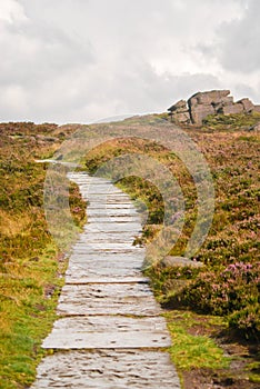 Path along The Roaches, Staffordshire