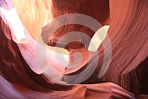 a path through antylope canyon