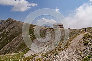 A path on  the Apennine mountains photo