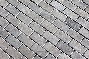 Grey tiles give a harmonic pattern at the ground