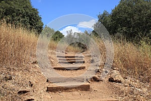 Path in the Banias Nature Reserve, Golan