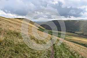 Path in Bannerdale with Souther Fell ahead