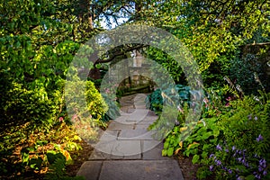 Path in the Bishop's Garden at the Washington National Cathedral