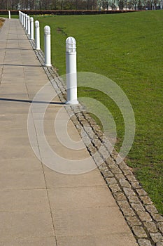 Path and Bollards photo