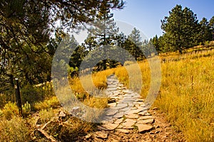 Path on the Chautauqua Park four