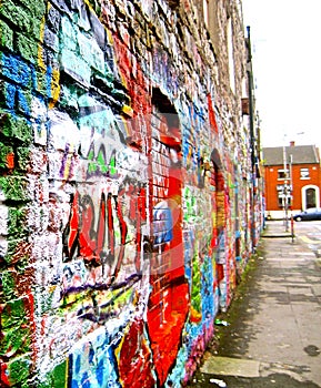 Path of Colour Graffiti Art