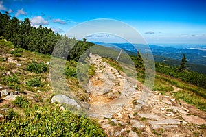 The path of Czech-Polish friendship- Czech republic Giant Mountains