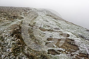 Path down Hay Bluff