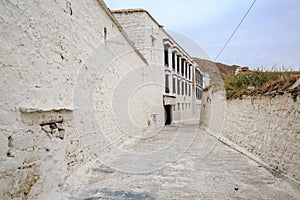 Path in the Drepung Monastery