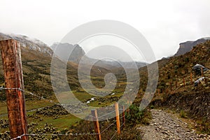 Path in El Cocuy National Park, Colombia