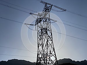 The Path of Energy der Pfad der Energie in the Gotthard wind farm or Windpark St. Gotthard and in the alpine mountainous area