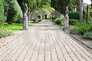 Path in an English Formal Garden