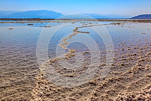 Path from the evaporated salt