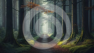 Path through the forest