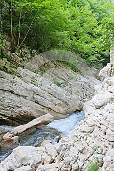 The path of the Gole del Calore In the heart of the Cilento National Park photo