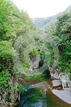 The path of the Gole del Calore In the heart of the Cilento National Park photo