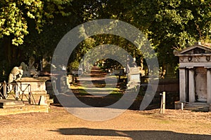 Path Kensal Green Cemetery London