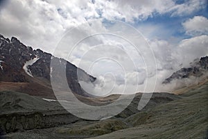 Path in a mountains.