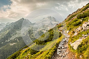 Path in mountains