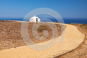 Path near Ermida da Memoria or Memory Chapel of Nossa Senhora do photo