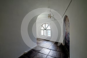 Path in old Cathedral church