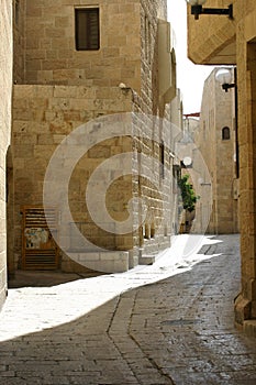 A path of the old city of Jerusalem, Israel