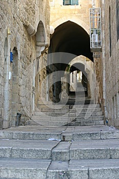 A path of the old city of Jerusalem, Israel