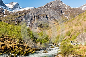 The Briksdal Glacier National Park