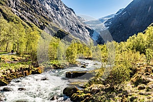 The Briksdal Glacier National Park