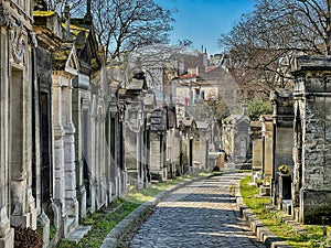 Path In The Pere Lachaise Cemetery