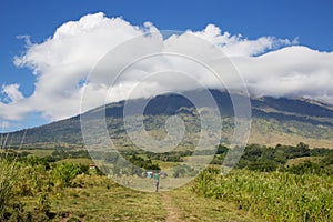 Path on Rinjani volcano