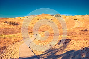 Path through sand